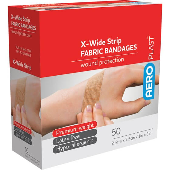 Fabric Wide Strip Bandages