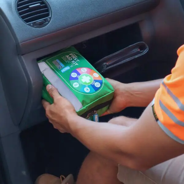 Versatile first aid kit suitable for home, work, cars and vehicles. All of the basic supplies needed for emergency situations.